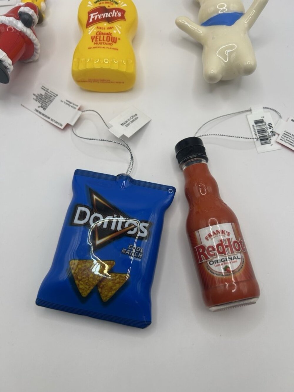 New 2024 French’s Mustard Doritos Pillsbury Dough Christmas Ornament Set Of 5 - Picture 9 of 9